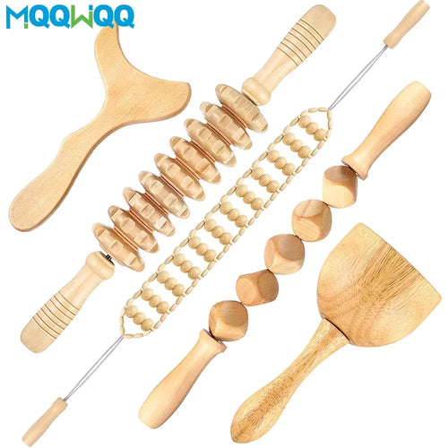 ContourWood Anti-Cellulite Body Sculpting Roller