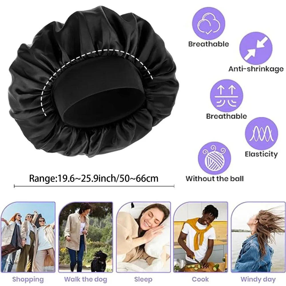Heatless Curling Rod Headband Soft Hair Curler No Heat Hair Rollers Lazy Curls Sleeping Flexi Rods with Bonnet Styling Tools
