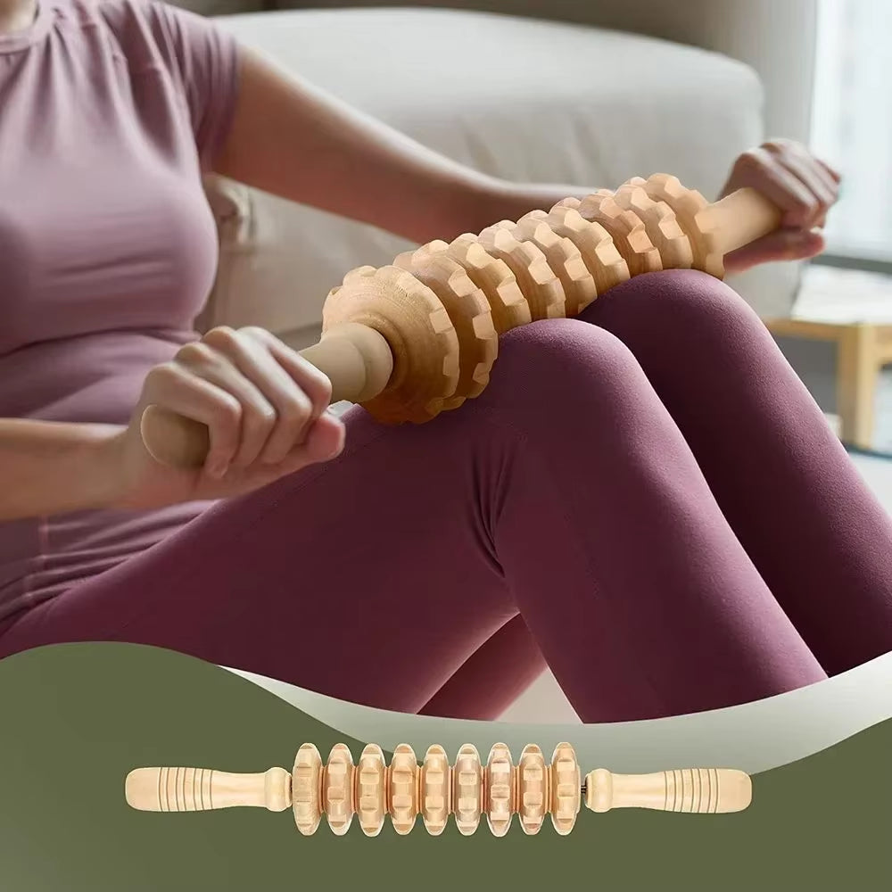 ContourWood Anti-Cellulite Body Sculpting Roller