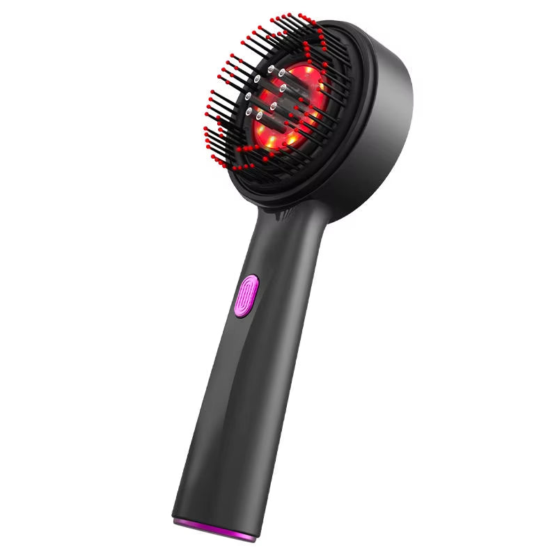 Portable Rechargeable Electric Scalp Massager Waterproof Head Massage Comb for Hair Growth