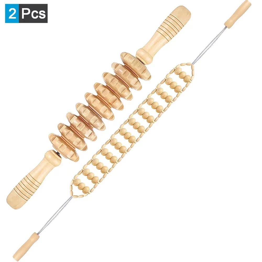 ContourWood Anti-Cellulite Body Sculpting Roller