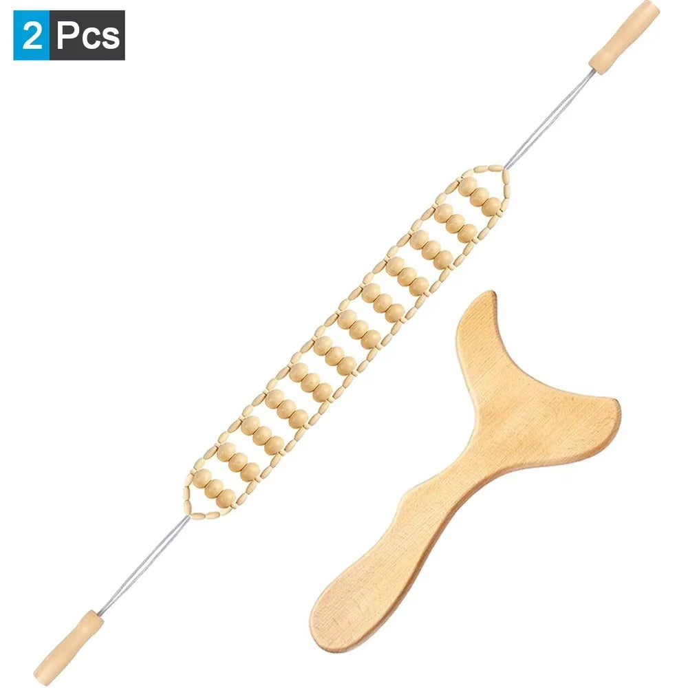 ContourWood Anti-Cellulite Body Sculpting Roller