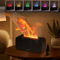 Air Aroma Humidifier Diffuser Essential Oils Humidifiers Mini Flame Automatic Fragrance Diffuser Home Humidifier with LED Light
