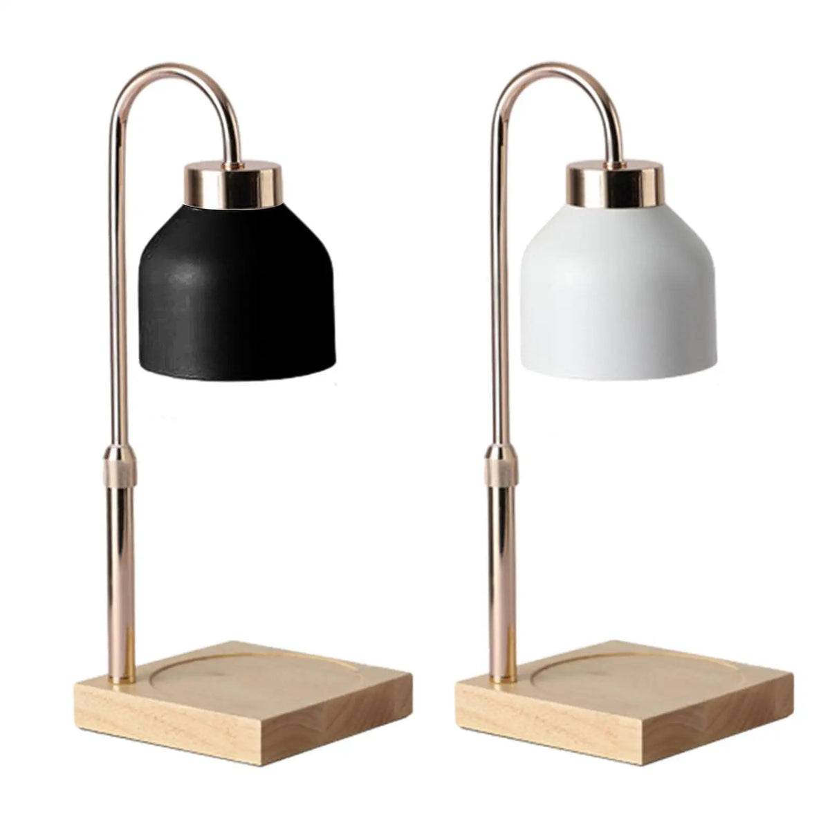 GoldWick Wood Candle Warmer Lamp