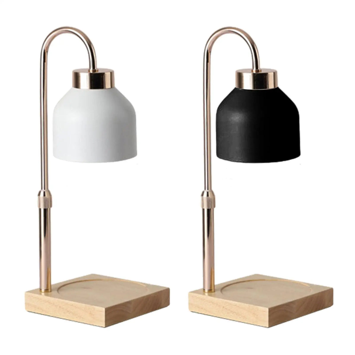 GoldWick Wood Candle Warmer Lamp